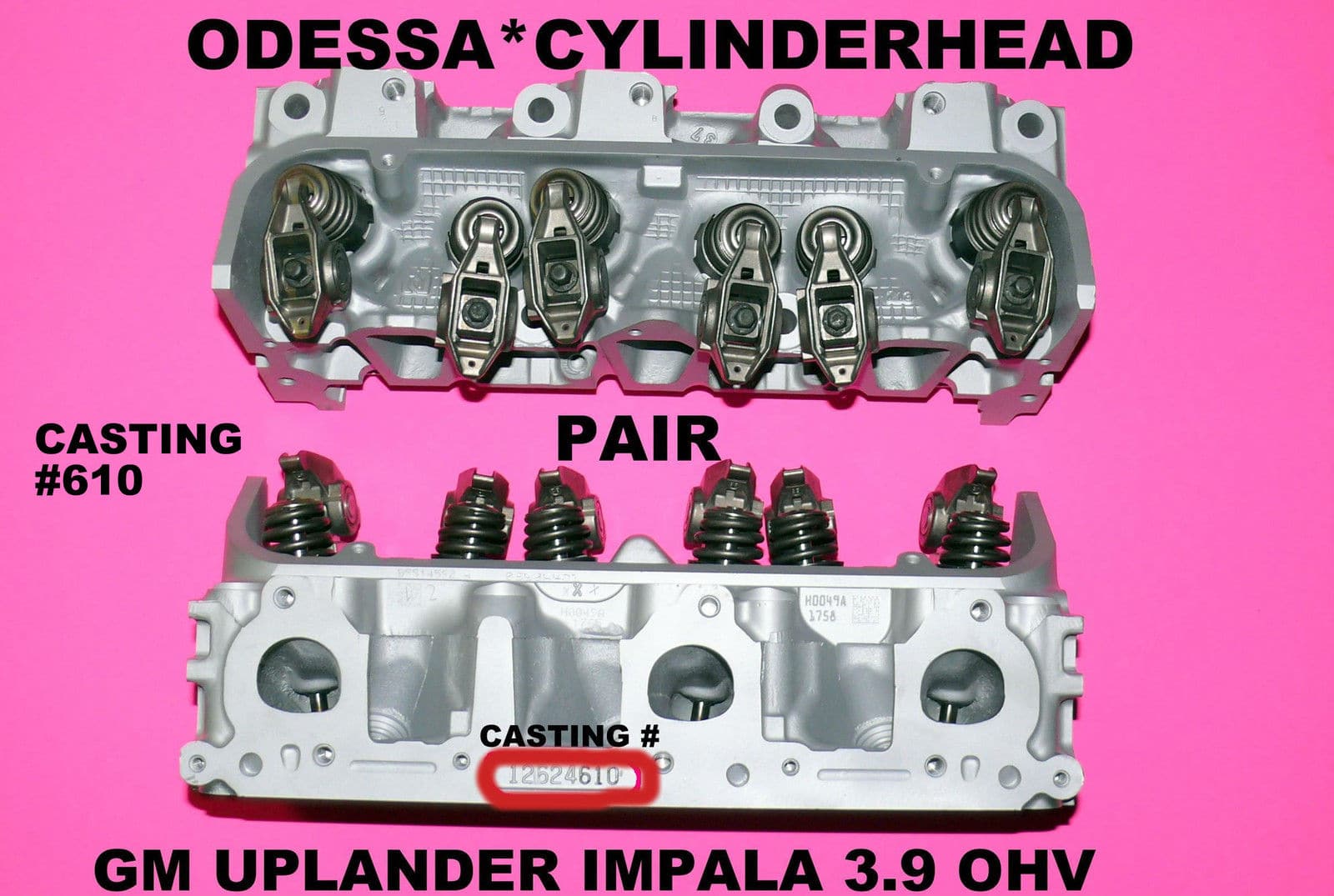 PROFessional Powertrain 2CW7 Chevrolet 3.1L/34 99-03 Remanufactured Cylinder Head 