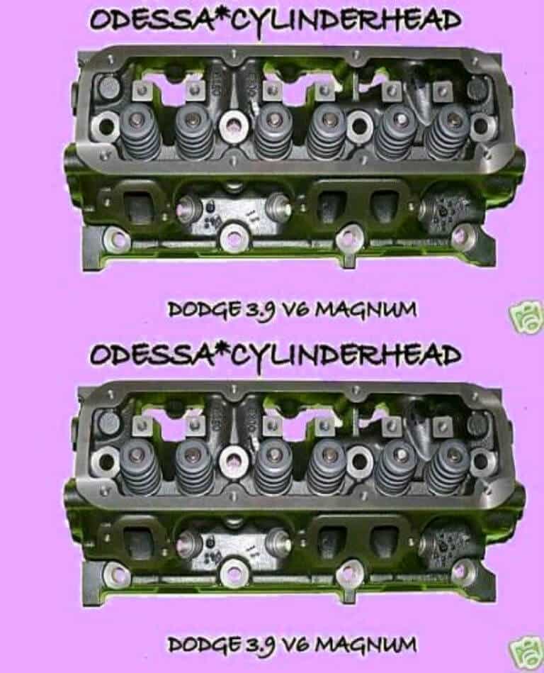 NEW 2 DODGE CHRYSLER MONSTER MAGNUM 318 360 5.2 5.9 OHV V8 CYLINDER HEADS  NO COR